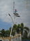 300W Vertical Axis Wind Generators Wind Solar Hybrid Street Light System Installed in Malaysia