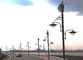 Wind Solar Hybrid Street Light System with Sodium lamps working 12 hours each night