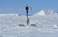 Magnetic Levitation Vertical Axis Wind Turbine Installation in Snow Cold Area